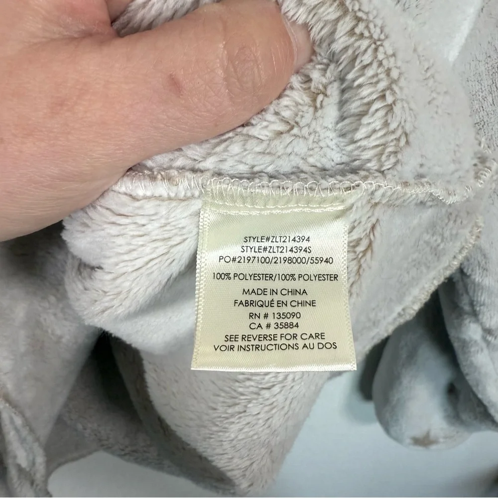 Z Supply Women’s Frosted Plush Star Long Sleeve Top Grey Size M - Picture 12 of 12